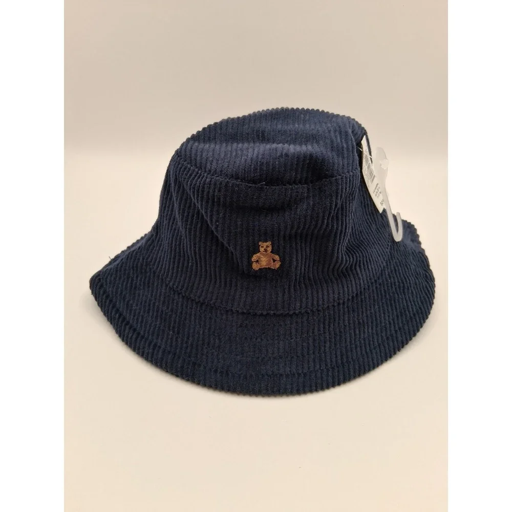 Baby Gap 0-6 Months Navy Corduroy Bucket Hat 100% Cotton NWT
